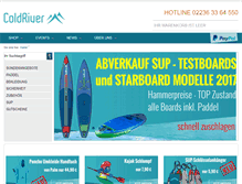Tablet Screenshot of coldriver.de